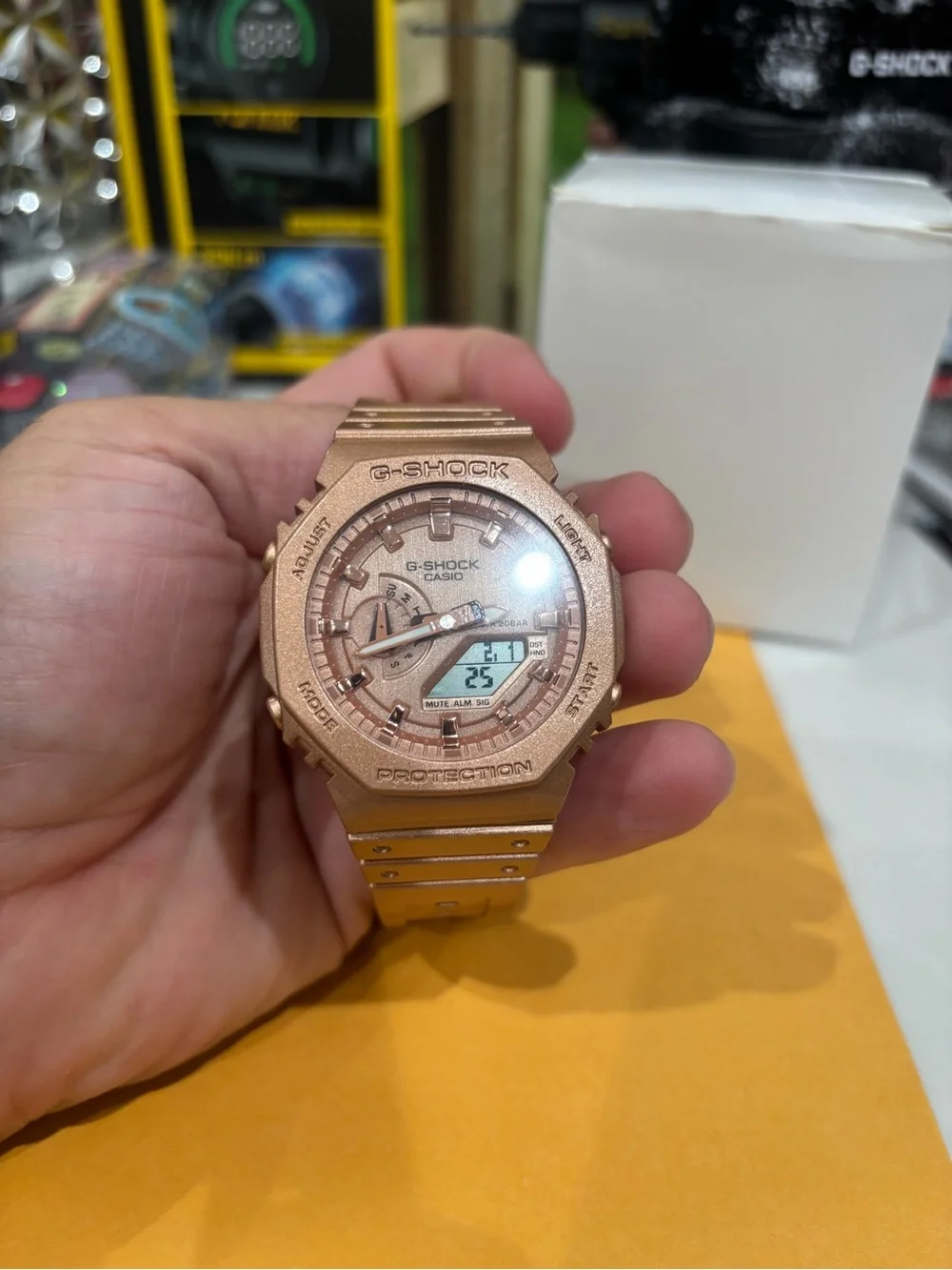 G-Shock Rose Gold Analog-Digital Sport Watch